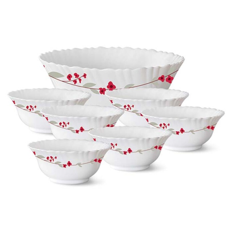 Larah Fluted Pudding Set 7 Pcs