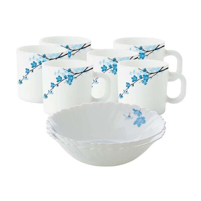 Larah Fluted Snack Set 8 Pcs