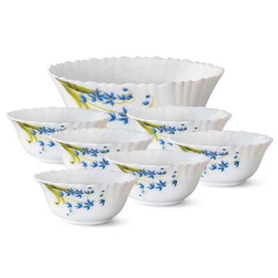Larah Fluted Serving Bowl 7 Pcs