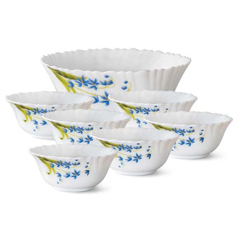Larah Fluted Serving Bowl 7 Pcs