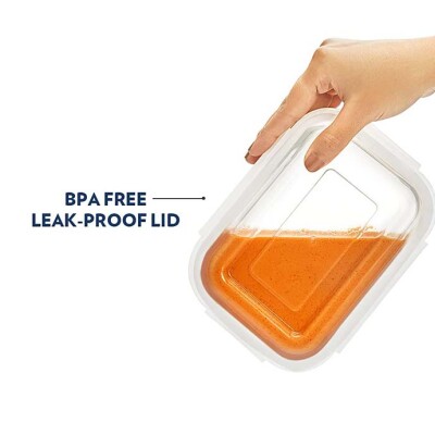 Borosil KLIP-N-Store Rectangle 1520ML
