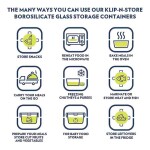 Borosil KLIP-N-Store Rectangle 1520ML