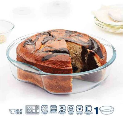Borosil Round Cake Dish 1.5L