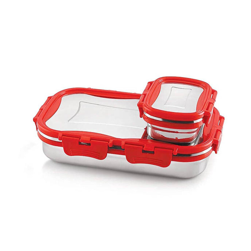 Cello Click It Stainless Steel Tiffin Carrier Big