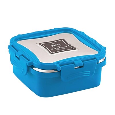 Cello Click It Stainless Steel Tiffin Carrier Square