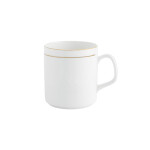 Clay Craft Coffee Mug Pipe Goldline (Set of 6)