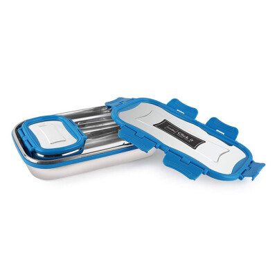 Cello Click It Stainless Steel Tiffin Carrier Medium