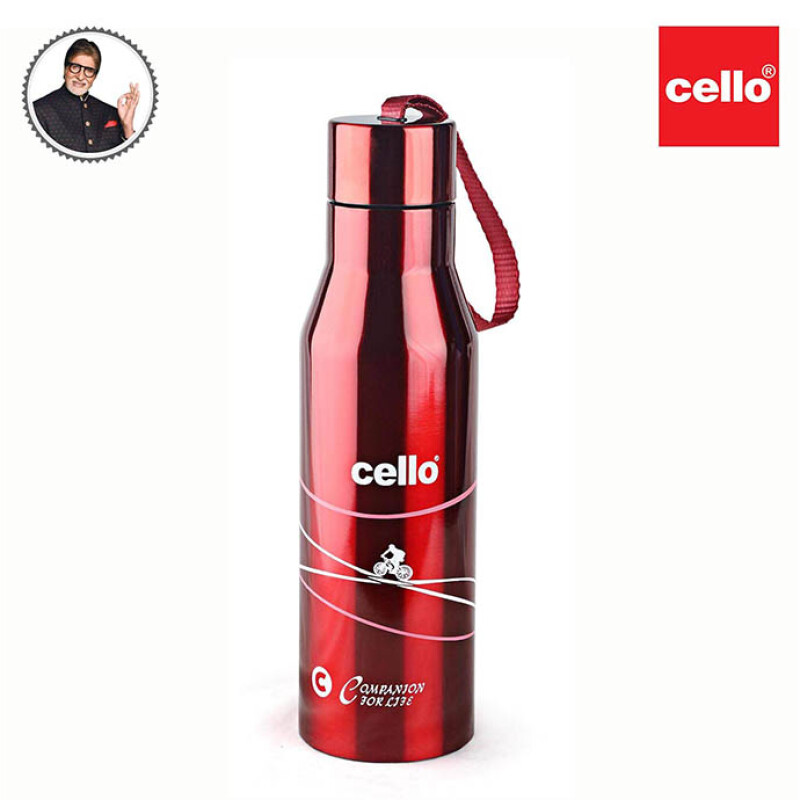 Cello Refresh Stainless Steel Sports Bottle 750ML