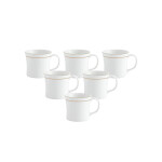 Clay Craft Tea Set 110 Gold Line (16 PCs)