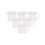 Clay Craft Tea Set 110 Gold Line (16 PCs)