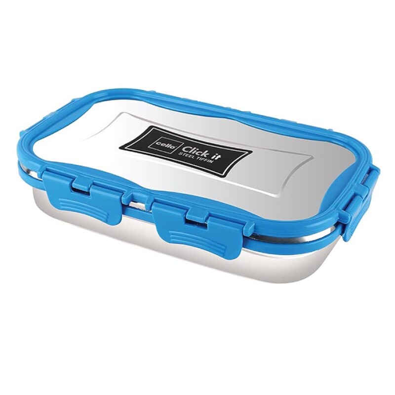 Cello Click It Stainless Steel Tiffin Carrier Medium