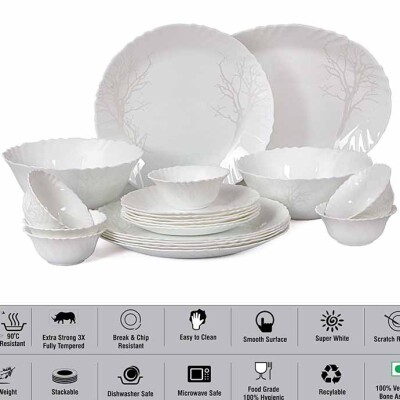 Cello Imperial Dinner Set Deco (21 PCs)