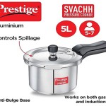 Prestige Svachh Steel Outer Lid Pressure Cooker 5L