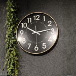 Minimal Modern Wall Clock – Black Contemporary Design