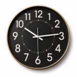 Minimal Modern Wall Clock – Black Contemporary Design
