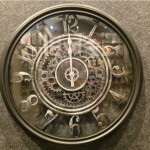 Modern Industrial Gear Wall Clock – Metallic Finish