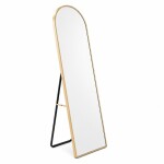Elegant Gold Metal Full Length Standing Mirror