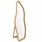 Organic Teak Wood Full Length Standing Mirror
