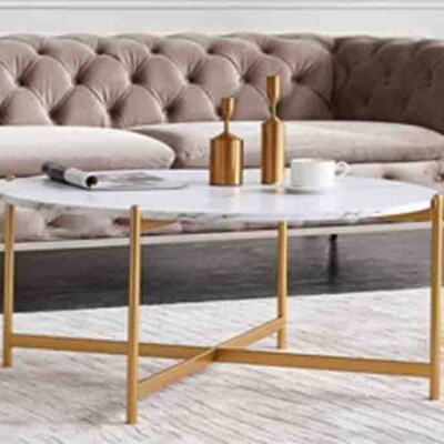 BH Engineered Cross Leg Coffee Table