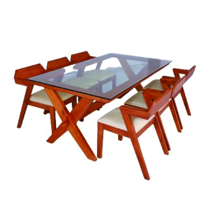 TP Dining Set Wood Top
