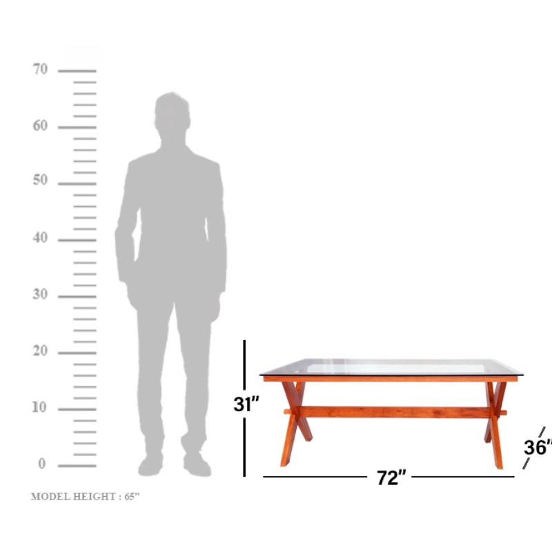 TP Dining Set Wood Top