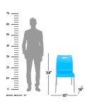 Sky Blue Fibre Chair