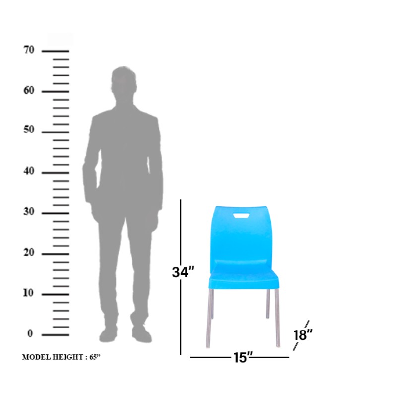 Sky Blue Fibre Chair