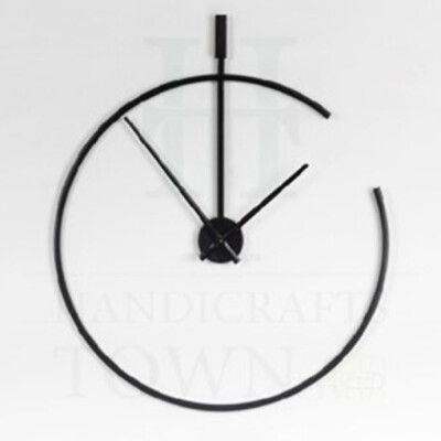 Large Metal Wall Clock HT