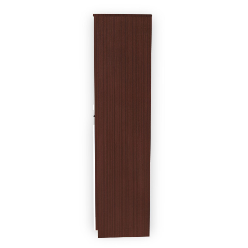 Engineering Wood 2 Door Wardrobe in Mahagony