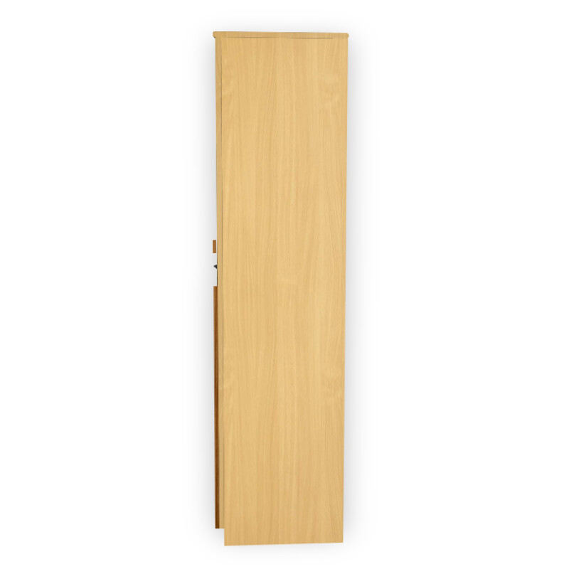 Engineering Wood 2 Door Wardrobe in Mysore Teak & Bavarian Beech