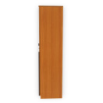 Engineering Wood 2 Door Wardrobe in Oxford Cherry & Dark Maple