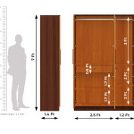 BHF 3 Door Wardrobe in Classic Planked Walnut & Oxford Cherry Finish