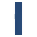 BHF 3 Door Wardrobe in White & Electric Blue Finish