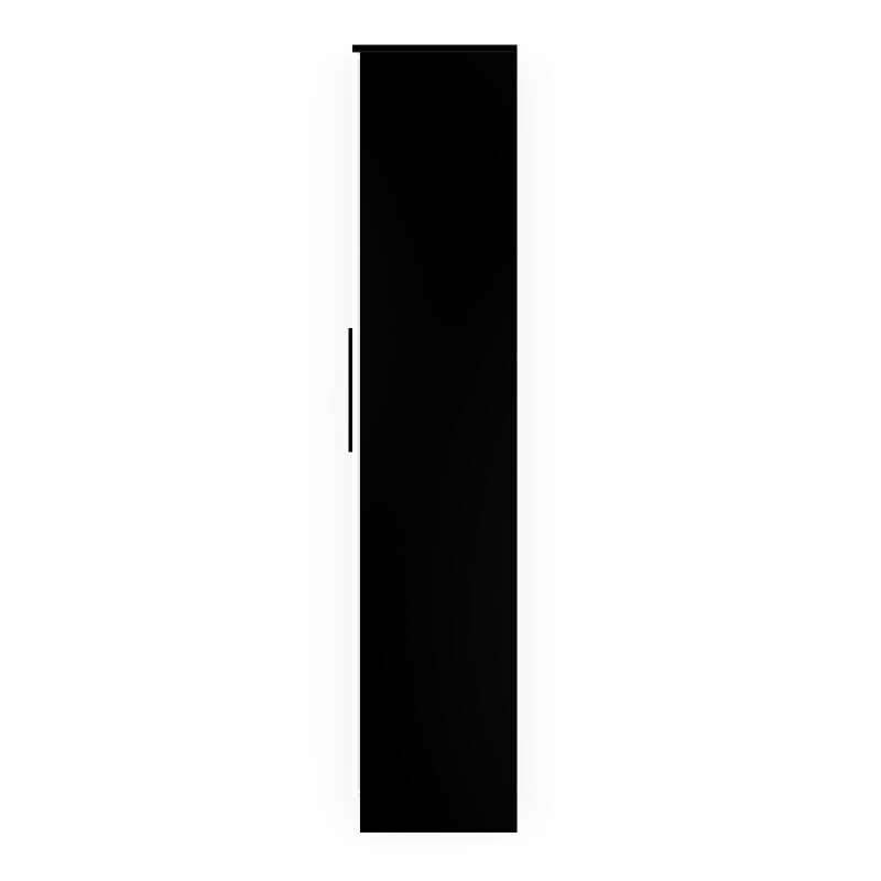 BHF 3 Door Wardrobe in Black & White Finish
