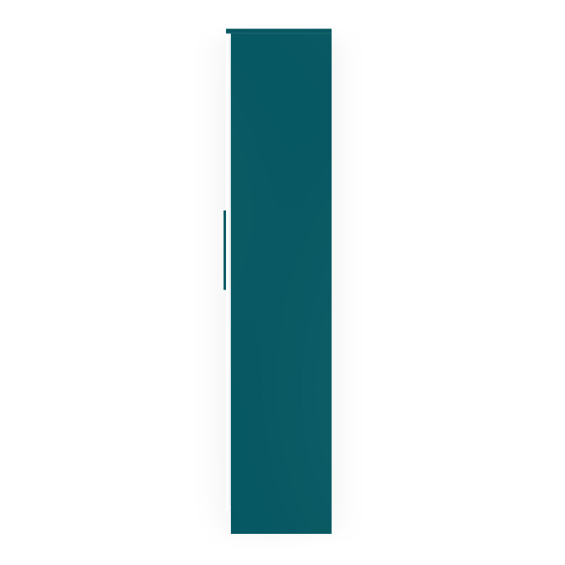 BHF 3 Door Wardrobe in Ocean Green & White Finish