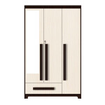 Premium 3 Door Wardrobe in Hiland Pine Finish