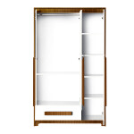 Premium 3 Door Wardrobe in Mysore Teak Finish