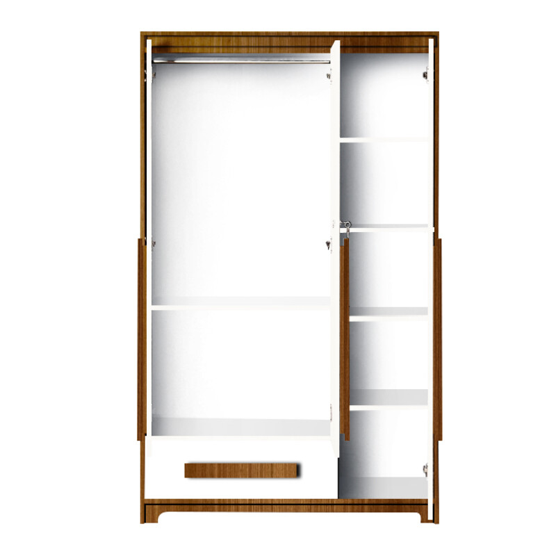 Premium 3 Door Wardrobe in Mysore Teak Finish