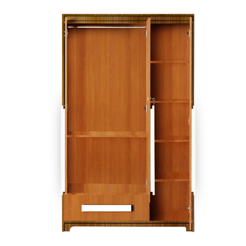Premium 3 Door Wardrobe in Oxford CherryFinish
