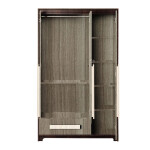 Premium 3 Door Wardrobe in Persian Walnut Finish