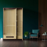 Premium 3 Door Wardrobe in Alberta Maple Finish