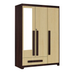 Premium 3 Door Wardrobe in Alberta Maple Finish