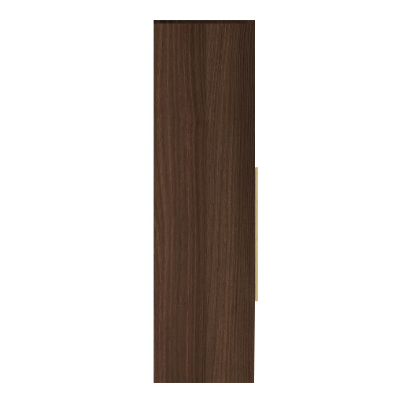 Premium 3 Door Wardrobe in Brown Teak Finish