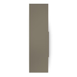 Premium 3 Door Wardrobe in Frosty White & Slate Grey Finish