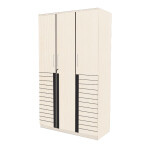 Engineering Wood 3 Door Wardrobe in Hiland Pine
