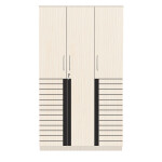 Engineering Wood 3 Door Wardrobe in Hiland Pine