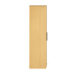 Engineering Wood 4 Door Wardrobe in Dark Maple & Bavarian Beech