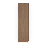 Engineering Wood 4 Door Wardrobe in Lorraine Walnut & White