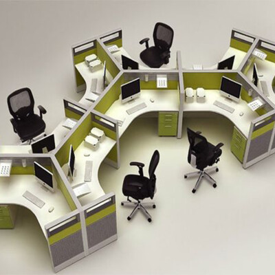 BH Engineered Curved Workstation